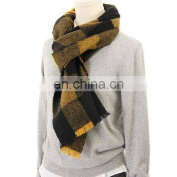 2017 best selling autumn winter 30% cashmere 70% wool shawl woolen plaid women men scarf classic tartan fringe scarf shawl