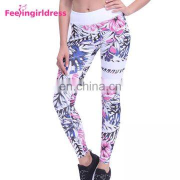 Custom Logo Print High Waist Womens Fitness Yoga Pants Womens