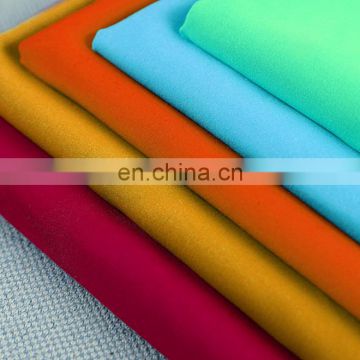 Chinese manufacturer waterproof polyester twill peach skin microfiber fabric