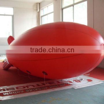 silver inflatable airplane of helium for event and activity
