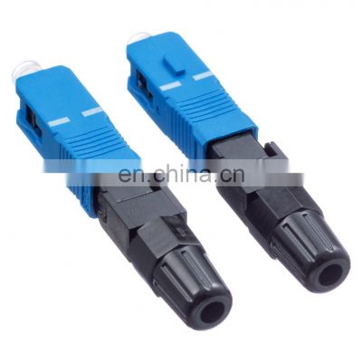 conector rapido ftth optic fiber fast connector SC/Upc quick connector ftth mini fast wire cable connectors