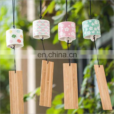 Japanese style indoor ceramic wind chimes wind chimes wholesale