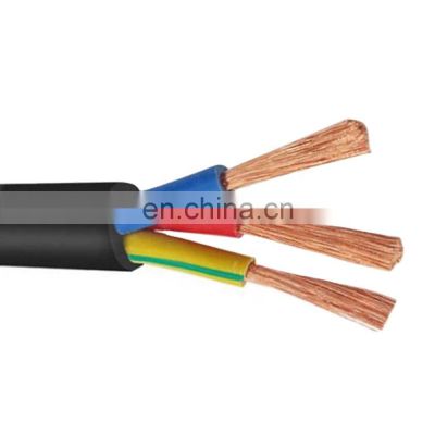 RVV electrical cable 3 core 3x2.5mm2 power cable flexible thick wire reinforced pvc flexible hose
