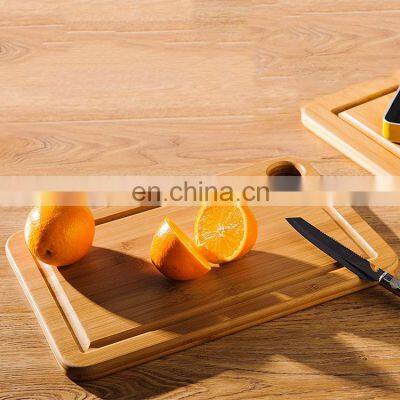 Wholesale Unique Design High Quality For Kitchen With Groove Bamboo Cutting Board