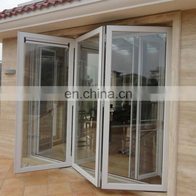 China factory Hot sales Modern aluminium glass doors for houses patio french door aluminum bifold door