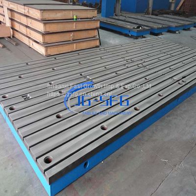 Cast Iron T-slotted Floor Tables/Plates for Machine Tool