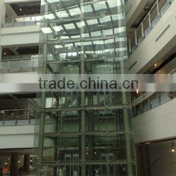 glass elevator manufacturer/4 side glass panoramic lift