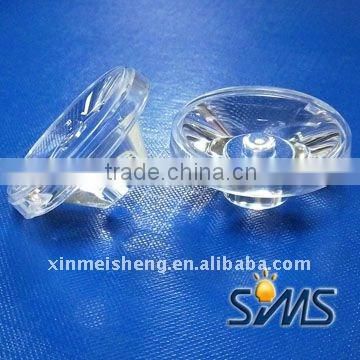 Various series glossy surface concave solor lamp LED lens optical grade PAMA dia. 35.8mm