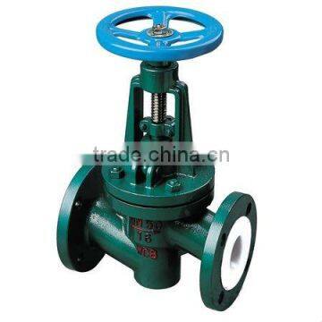 Fluorine Lined Globe valve, Globe valve, control valve