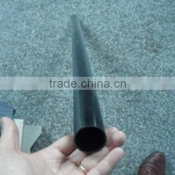Black plastic pipe, Professional Plastic rigid profile PJA218 (we can make according to customers' sample or drawing)
