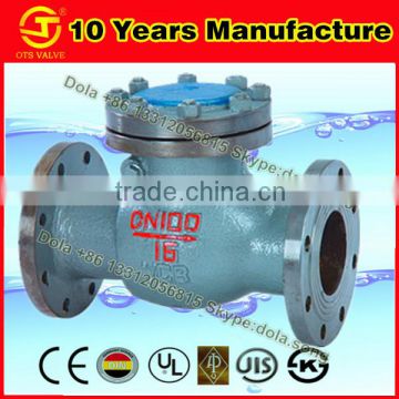 CV-DS012 EN/DIN pn10/16 casting/WCB swing one way water valve