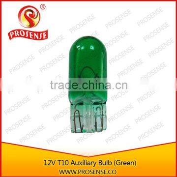 Auto Light 12V/3W Auxiliary T10 High Quality Green Colour Kurti Tube Bulb (Green tube)