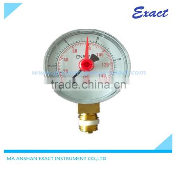 High Quality Pressure Gauge With PTFE Ring On The Connection