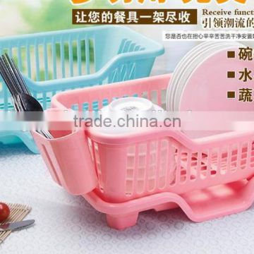 Plastic drop dish rack Tableware receive waterlogging caused by excessive rainfall dishes shelf