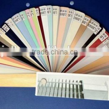 aluminium slat color swatch for vertical blinds
