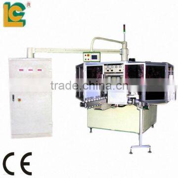 LC-HR36UV-3 3 color Automatic soft tube screen printer for print on flat,round,oval shaped products