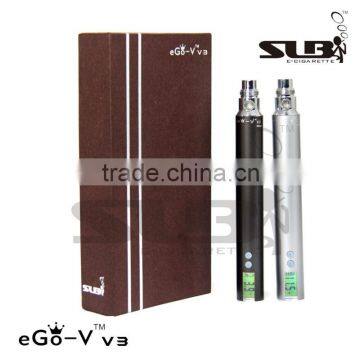 SLB 2014 top selling new products e cigarette battery variable voltage, variable wattage and volt ohm meter ego v v3