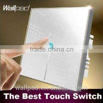 Wallpad C1 White Crystal Glass touch Screen light switch Power Supply LED light switch 110V~250V 1 gang 1 way Touch Switch                        
                                                Quality Choice