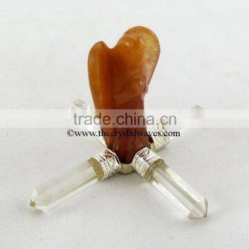 Yellow Aventurine Angel Energy Generator