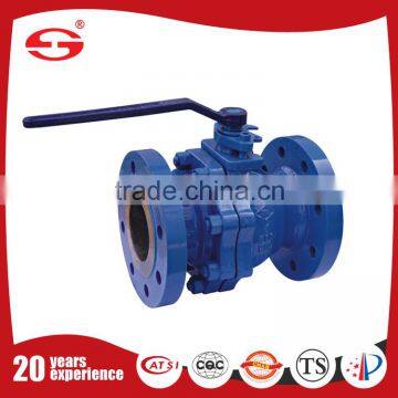 L type ss316 disc three way flange ball valve hot sale