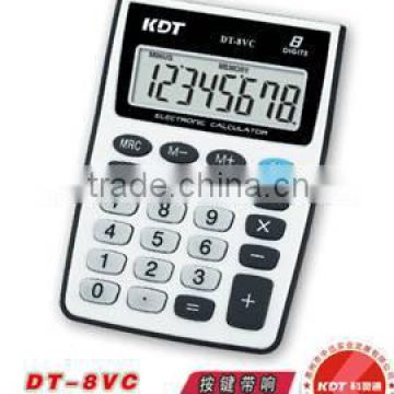 8 digit credit card size calculator DT-8VC