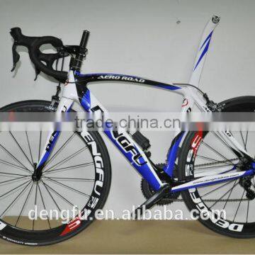 Dengfu DIY complete carbon road bicycle with carbon road bike frame FM098 di2 groupset