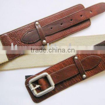 Lady elastic garment belt