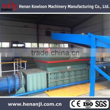 CE approved large capacity wood double shaft shredder