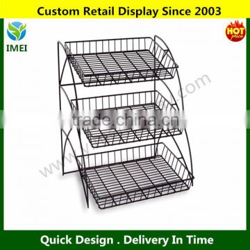 3-Tiered Wire Shelving Display Rack YM6-081