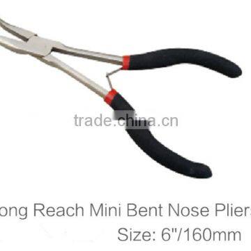 Long Reach Mini Bent Nose Pliers