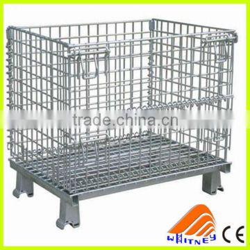 metal wire mesh container,industrial stackable storage wire mesh containers,mesh box wire cage metal bin storage container