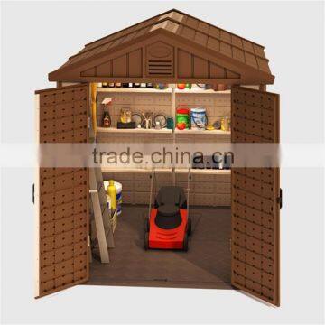 Wholesale price plastic garden shed for outdoor bike storage