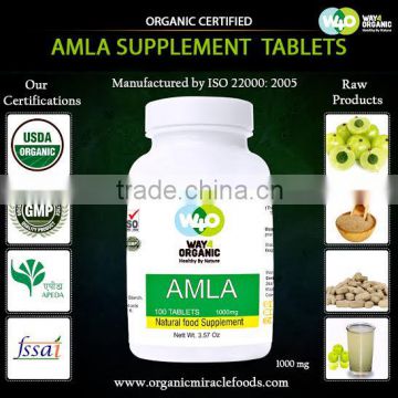 100% Nature Pure & Organic Amla Capsules For Natural Vitamin C & Appetizer