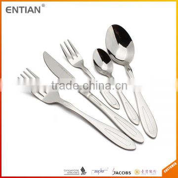 inox flatware, individual cutlery set, cutlery stainless