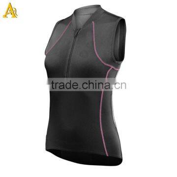 High quality compression sleeveless vest tank top cycling vest