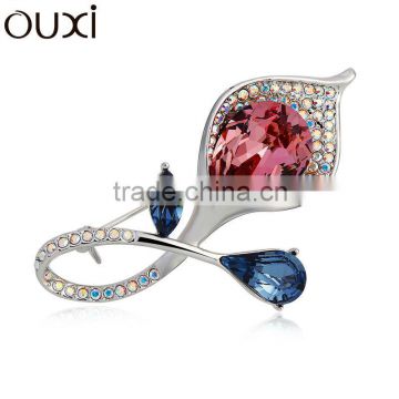 OUXI 2015 winter fashionablecustomized name brooch 60077