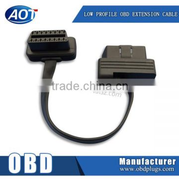 right angle OBD2 cable OBDii ribbon cable male to female