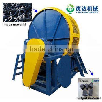 low investment high profit business whole tire shredder tire crusher machine