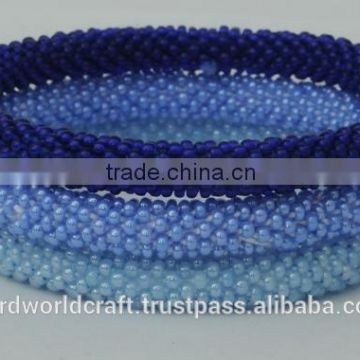 Rollover Glass Bead Bracelets