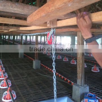 Low price Philippines poultry farm house design broiler chicken raising equipment