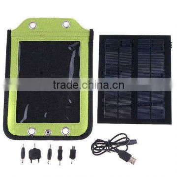 2.4W Universal Solar Charger for Cell Phone GPS MP3 MP4