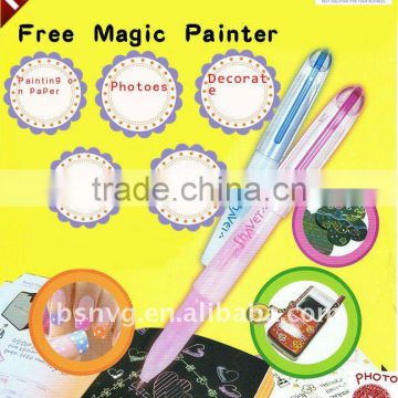 Magic Free Painter / Nail Painter / Cell Phone Painter