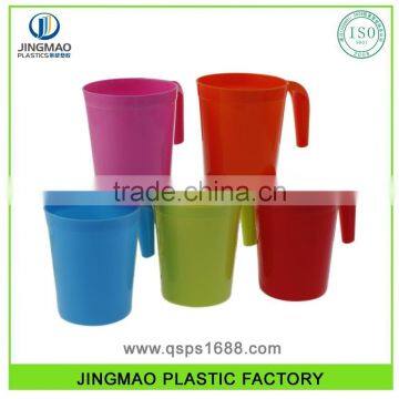 Novelty Colorful Cheap Plastic Hard Drinking Cup With Handle