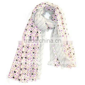 CT-SF014 fancy yarns scarf for fashion ladies
