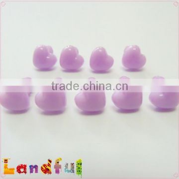 12mm Lavender Purple Plastic Heart Nose Amigurumi Nose Craft Animal Nose
