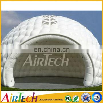 Commercial helmet party tent,large inflatable bubble tent,winter tent for party