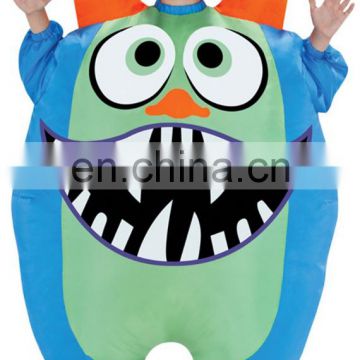 Inflatable Scareblown Blue Monster Child Costume