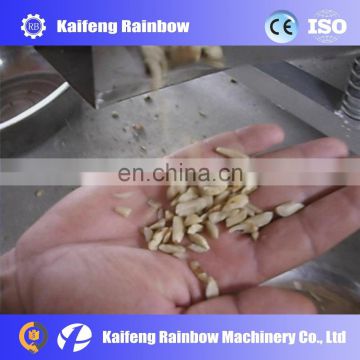 Automatic Stainless Steel Almond Strip Cutting Machine/peanut slitter machine For sale