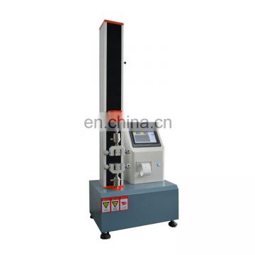 Plastic film Strength Elongation Tester/Tensile Test Machine of Single column