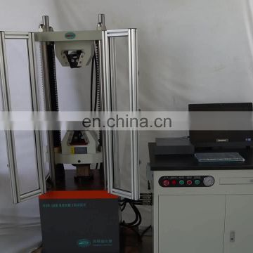computer display controlled electronic hydraulic universal testing machine